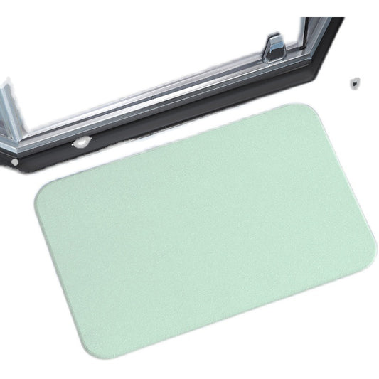 StoneStep Diatomite Stone Bath Mat Gray — quick-dry non-slip natural stone